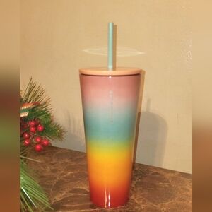 Starbucks stainless steel rainbow venti tumbler